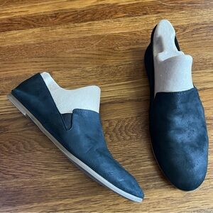 Lucky brand Charsa 9 matte black loafers slip on flats